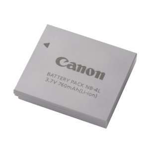 Genuine Canon Lithium ion Battery NB 4L (3.7v 760mA) 013803044027 