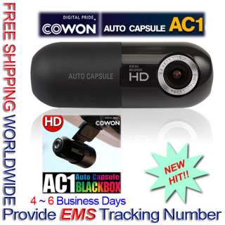   Auto Capsule AC1 Vehicle Car Black Box 8GB 150degree HD*Free Shipping