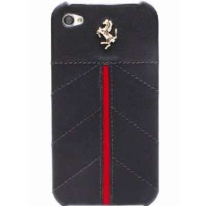  Ferrari California Black Leather Hard Case   iPhone Cell 