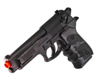 NEW AIRSOFT GUN FULL SPRING M9 BERETTA 6mm BB BLACK  