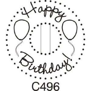  Birthday Ribbon Slide Rubber Stamp Arts, Crafts & Sewing