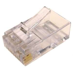   Unlimited UTP 7020 50 2 Piece Cat6 Connector for Stranded Wire (Clear