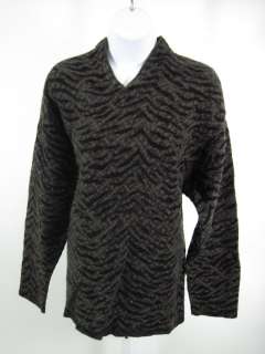 MAGIC Gray Wool Mohair Knit Sweater Shirt Top Size M  