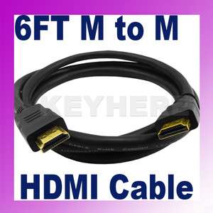 FT 1.8m Gold HDTV HDMI M/M Male AV Video Cable 1080p  