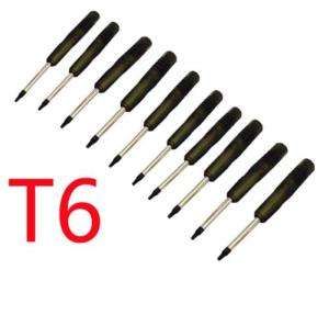Lot of 10 T6 Torx Screwdriver for Mobile Cell Phone  