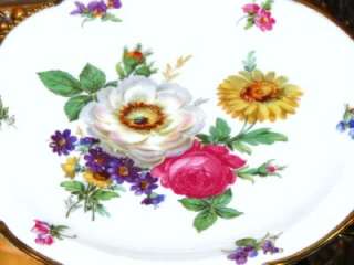   Floral cup, saucer, dessert Plate Trio~ Bavaria Germany Fab!  