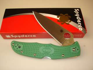 SPYDERCO ENDURA4 LIGHTWEIGHT FLDNG GRN C10fpgr NEW  