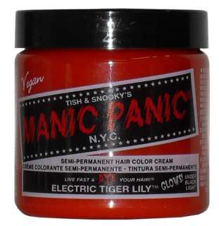 MANIC PANIC Hair Dye Electric Tiger Lily Orange Punk  