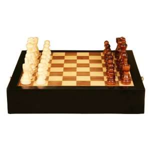  Angela 11 Wooden Chess Set with Drawers: Home & Kitchen