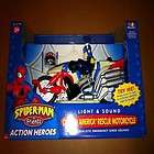 Marvel Spider man & Friends Captain America Rescue Motorcycle Action 