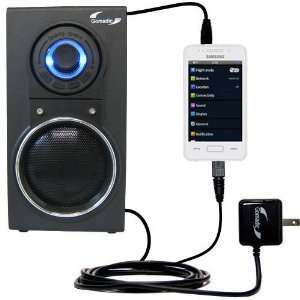   Audio Speaker with Dual charger also charges the Samsung Wave 725