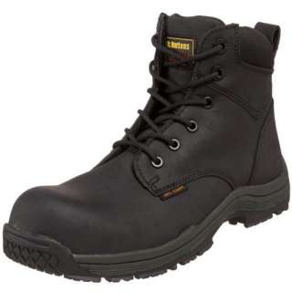New Dr Doc Martens FALCON Black Steel Boots UK 10 US 11  