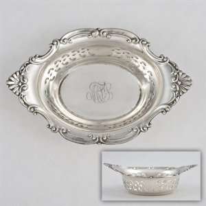  Nut Cup by Gorham, Sterling Shell & Scroll Design, Monogram 