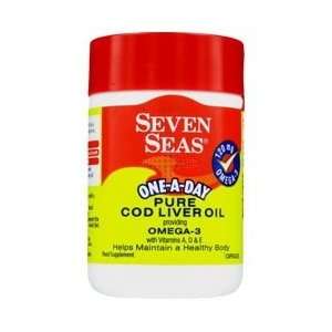   Pure Cod Liver Oil Capsules (One A Day) x 60