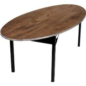  Original Series Oval Banquet Table with Plywood Top