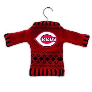  Cincinnati Reds Knit Sweater Ornament (Set of 3) Sports 