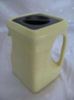 Hall China Cube Coffee Pot Yellow  