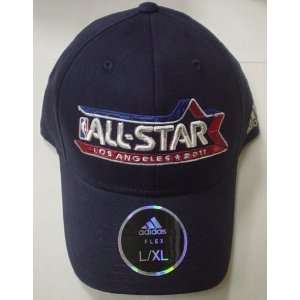 NBA All Star 2011 PRO Shape Flex Fitted Adidas Hat Size L 
