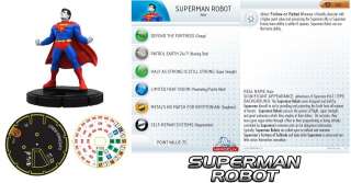 SUPERMAN ROBOT #100 DC Superman HeroClix BRICK FIGURE  