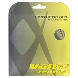  Volkl Synthetic Gut 16G Gold Tennis String: Sports 