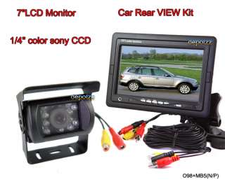COLOR LCD BACKUP REAR VIEW REVERSE CCD CAMERA SYSTEM  