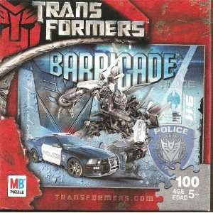  Transformers Barricade Puzzle 100 Pc. 