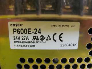 Cosel P600E 24 DC Power Supply Working Hitachi I 900SRT 24V  