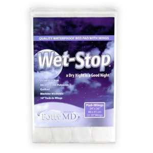  Wet Stop Quality Reusuable Waterproof Bed Pad Overlay With Wings 