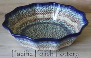 Polish Pottery AUTUMN CA Large Serving & Baking Bowl  