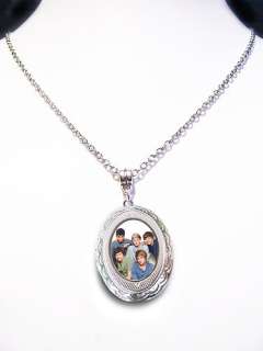 One Direction Silver Plt Pendant Locket Necklace   Harry Zayn Liam 
