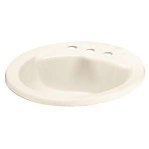 American Standard 0427.888.222 Cadet Round Countertop Sink with 8 Inch 