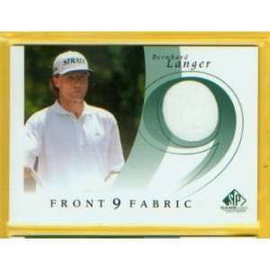   Golf Front 9 Fabric Tournament Worn Shirt Card #F9S BL / PGA Sports
