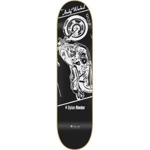   and White Ad Series Skateboard Deck   8 x 31.875