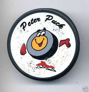 1979 Original Peter Puck Test Hockey Puck LOA Provided  