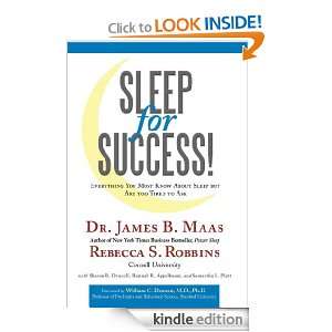   Ask Dr. James B. Maas and Rebecca S. Robbins  Kindle