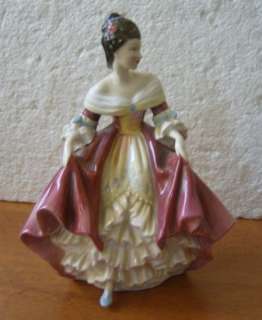Royal Doulton figurine SOUTHERN BELLE 1956 hand painted  