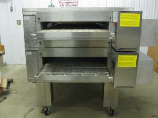   Middleby Marshall PS570S natural gas double stack conveyor pizza oven