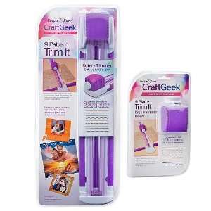 Purple Cows 9 Pattern Trimmer with Replacement Head