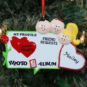  Personalized Networking Christmas Ornament