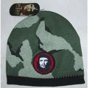 Che Guevara Official Camouflage Beanie Hat Cap