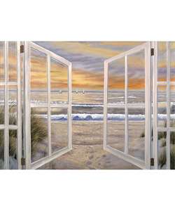 Ocean Window Scene Extra Large Canvas Art  Overstock