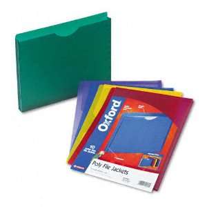 Pendaflex : Expanding File Jackets, Letter, Poly, Blue/Green/Purple 