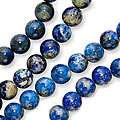 Czech Glass 6 mm Cobalt Blue Cathedral Beads (Case of 25)   