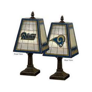  14 Art Glass Table Lamp St Louis Rams: Home Improvement
