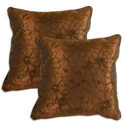 Copper Corded Accent Pillows (Set of 2)  