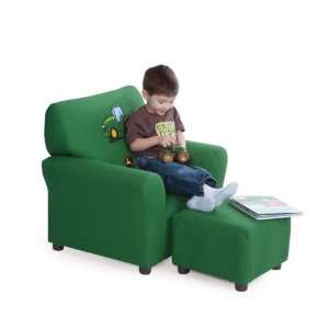  JD Green Club Chair with Ottoman Toys & Games