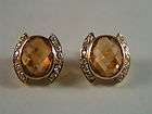 18kt Solid Yellow Gold & Natural Citrine Earrings