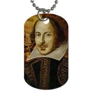  william shakespeare Dog Tag with 30 chain necklace Great 