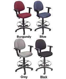 Boss Contoured Comfort Drafting Chair with Arms  