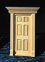 Dollhouse Houseworks 1/24 Scale or 1/2 inch scale Yorktown Door W 